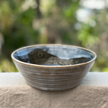Handmade 20cm Ceramic Bowl – Salad/Pasta Stoneware Serving Bowl