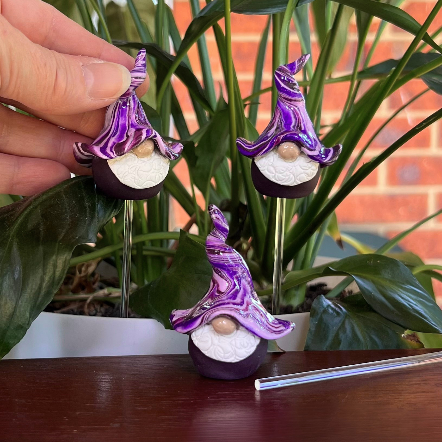 Whimsical gnome trio - Boffin, Cobble & Bip