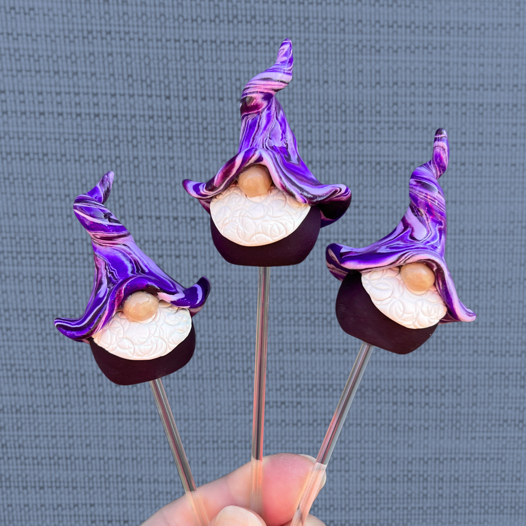 Whimsical gnome trio - Boffin, Cobble & Bip