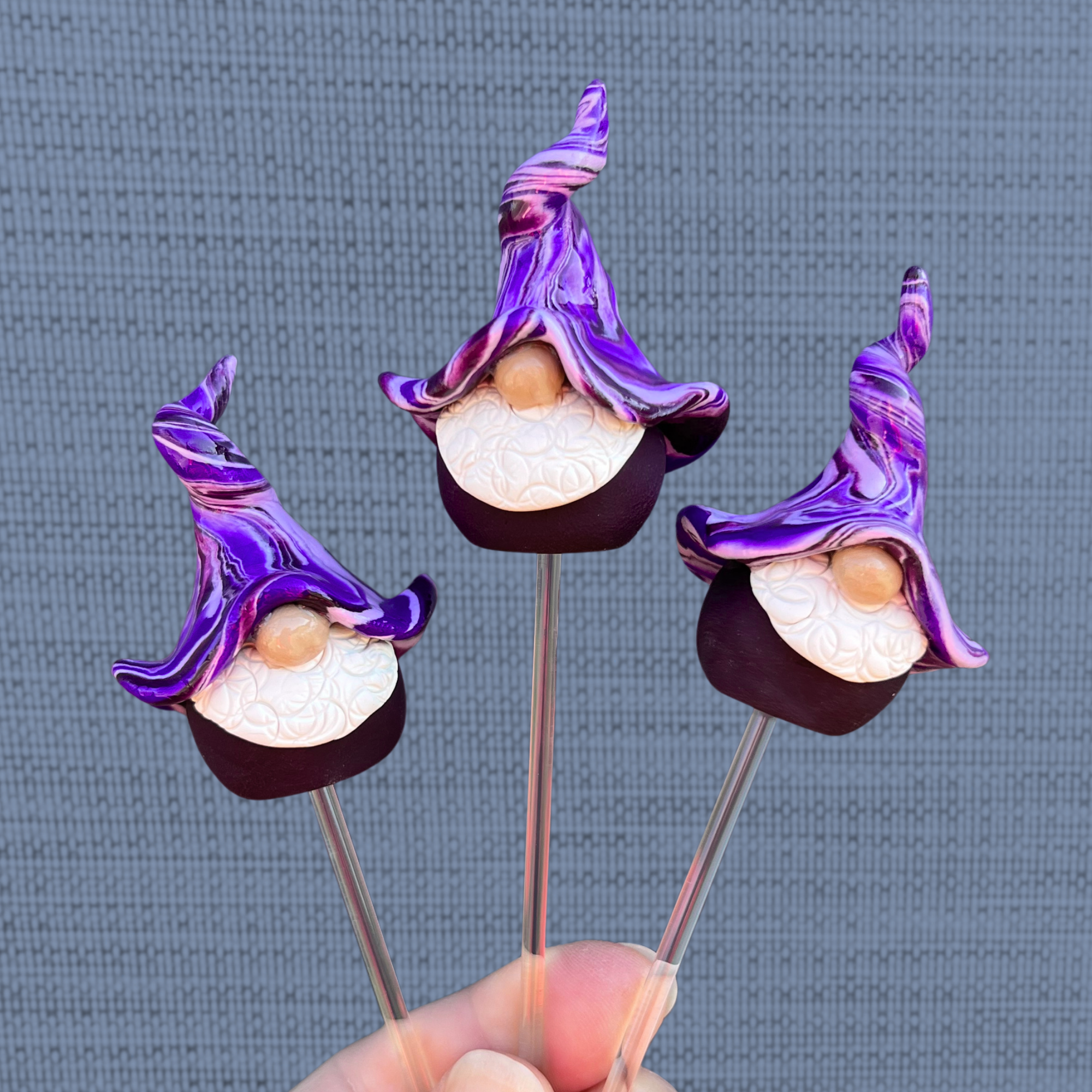 Whimsical gnome trio - Boffin, Cobble & Bip