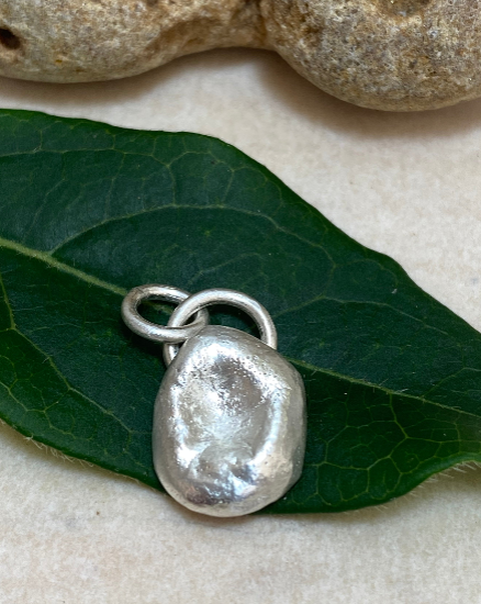 Tidal Pool Pendant | Handmade Sterling Silver Organic Pendant