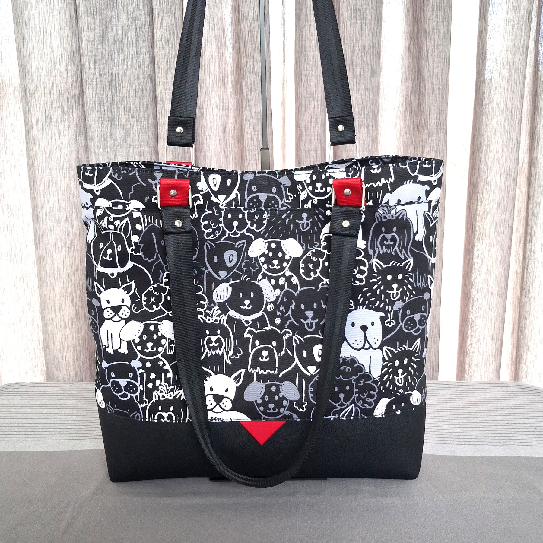 Puppy Love - Medium Sized Tote Bag
