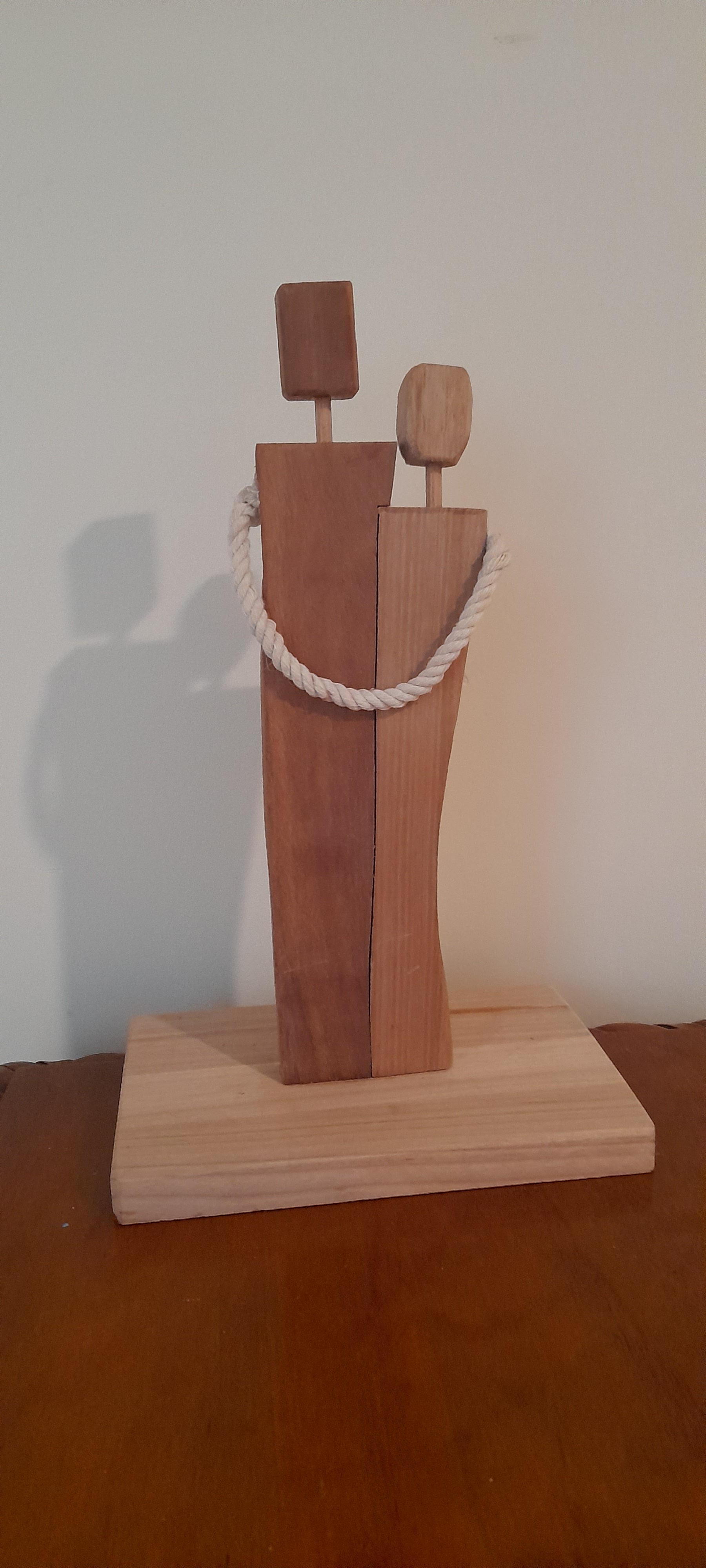 Man and Woman Wood Art