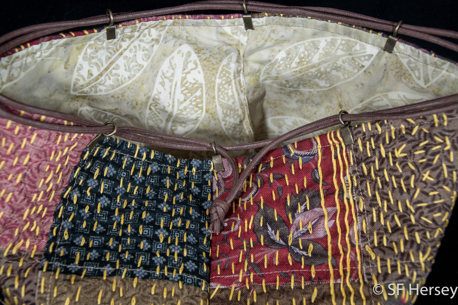 Handmade Japanese-style Drawstring Pouch