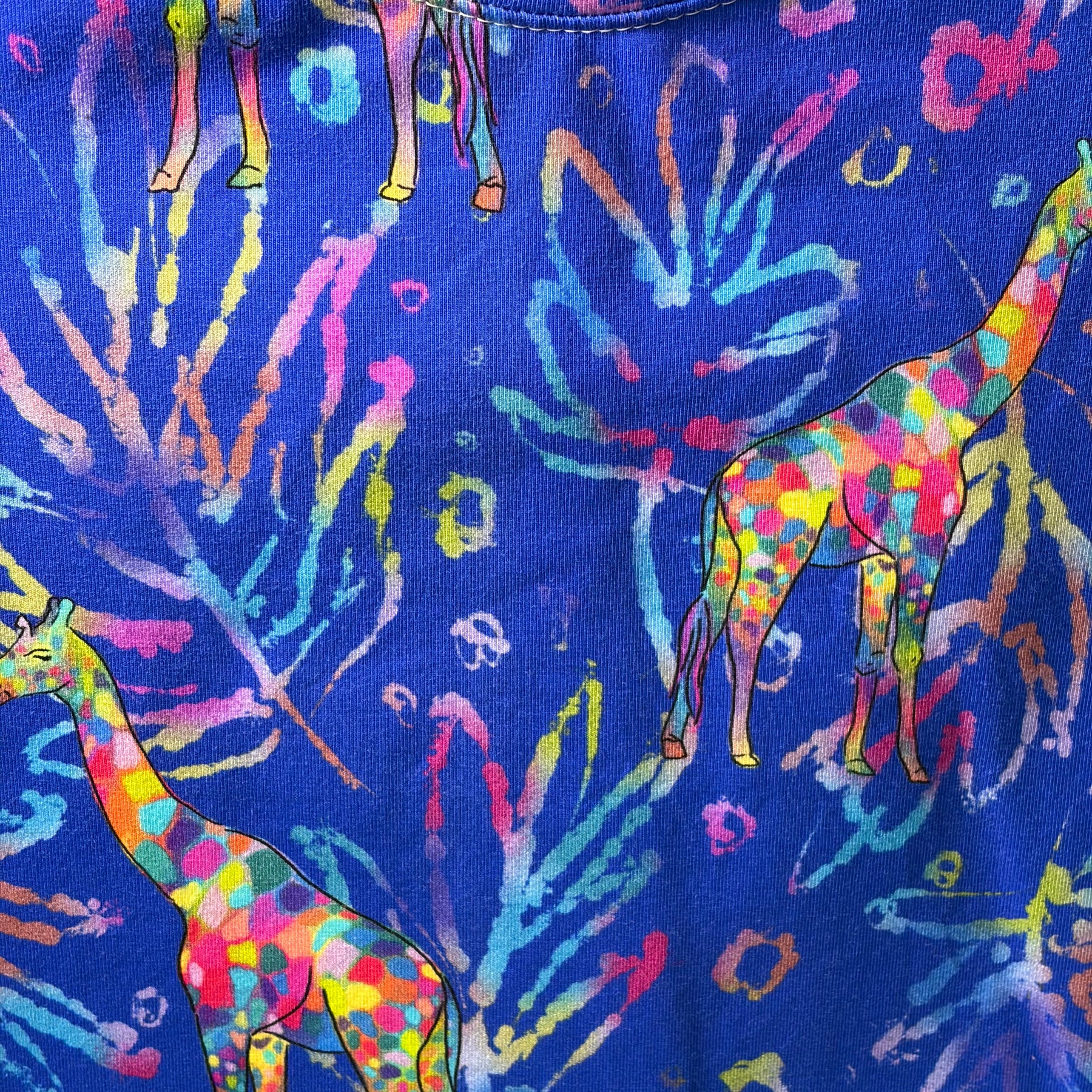 EOFY SALE RAINBOW GIRAFFE TEE SHIRT 2-3 Yrs