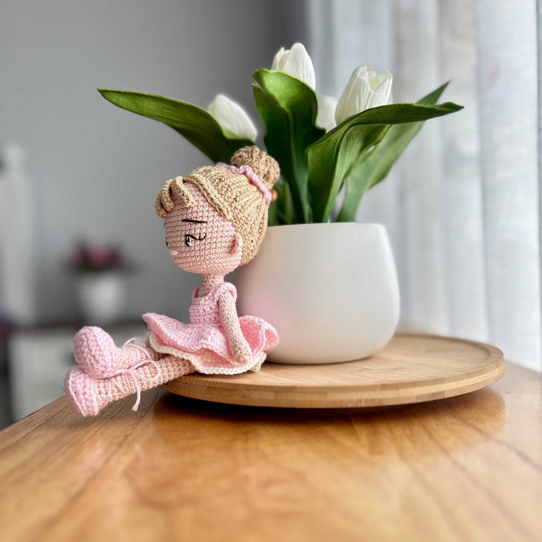 Clara | Crochet Ballerina Doll | 20cm | Ready to Ship