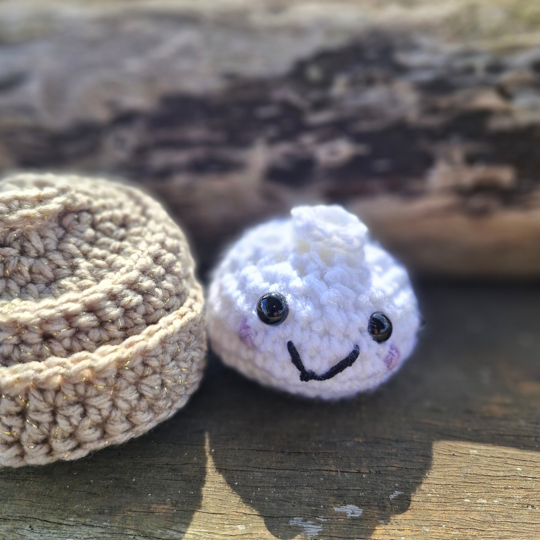 Cute crochet Little Dumplings with Steamer Box