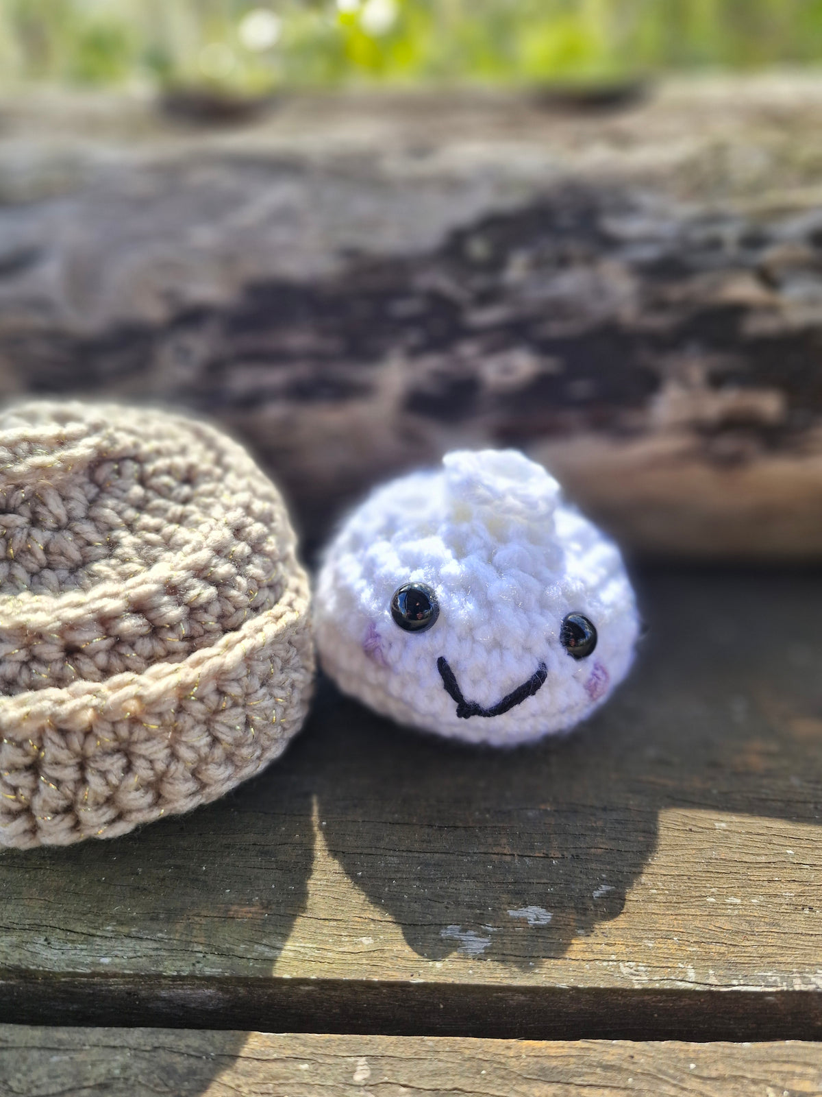 Cute crochet Little Dumplings with Steamer Box