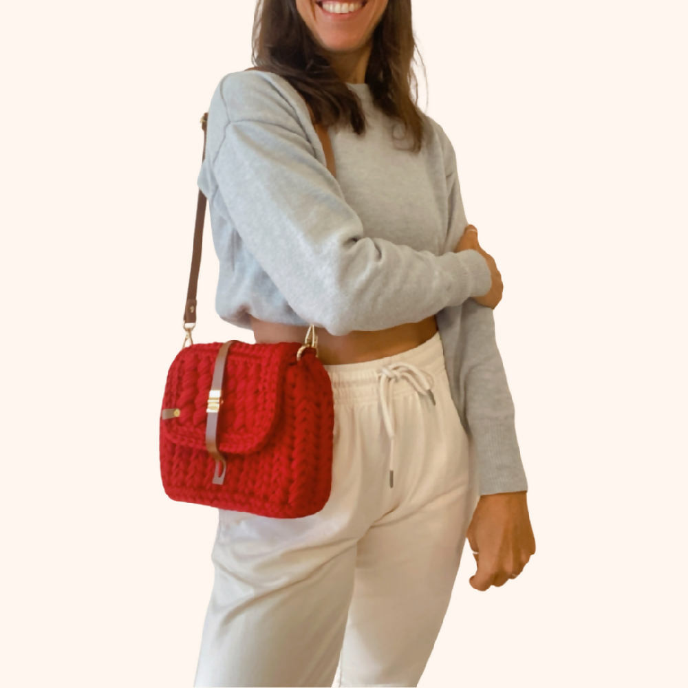 Paris Bag Cherry - Adjustable Strap