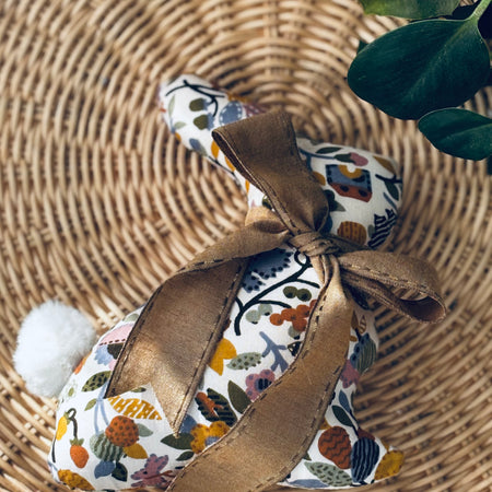 Limited Edition Handmade Fabric Bunny - Decorative Keepsake Bunny