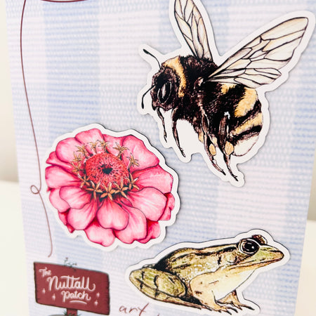 Art Magnet Set - Zinnia Days