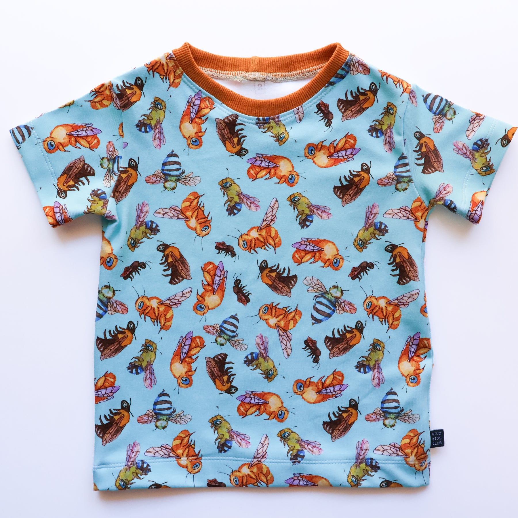 Australian native bees organic cotton tee shirt 2026-27