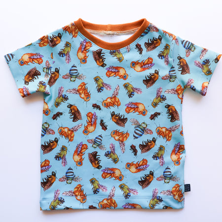 Australian native bees organic cotton tee shirt 2026-27