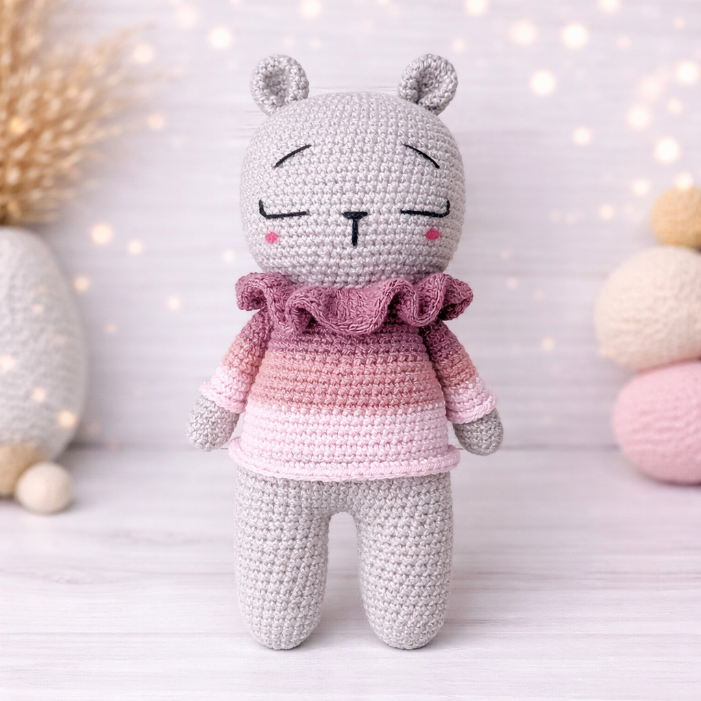 Handmade | Crochet | Bear | Comforter | Lovey
