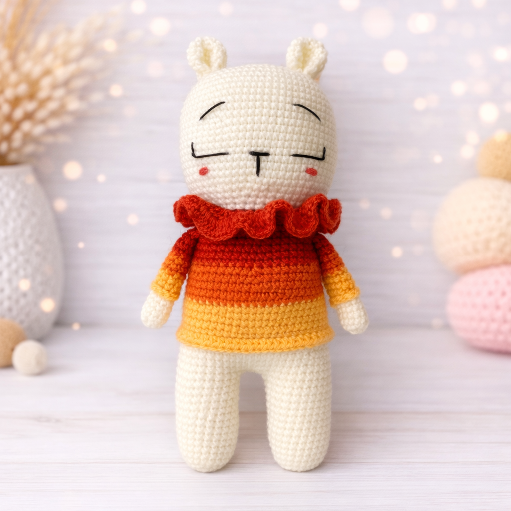 Handmade | Crochet | Bear | Comforter | Lovey