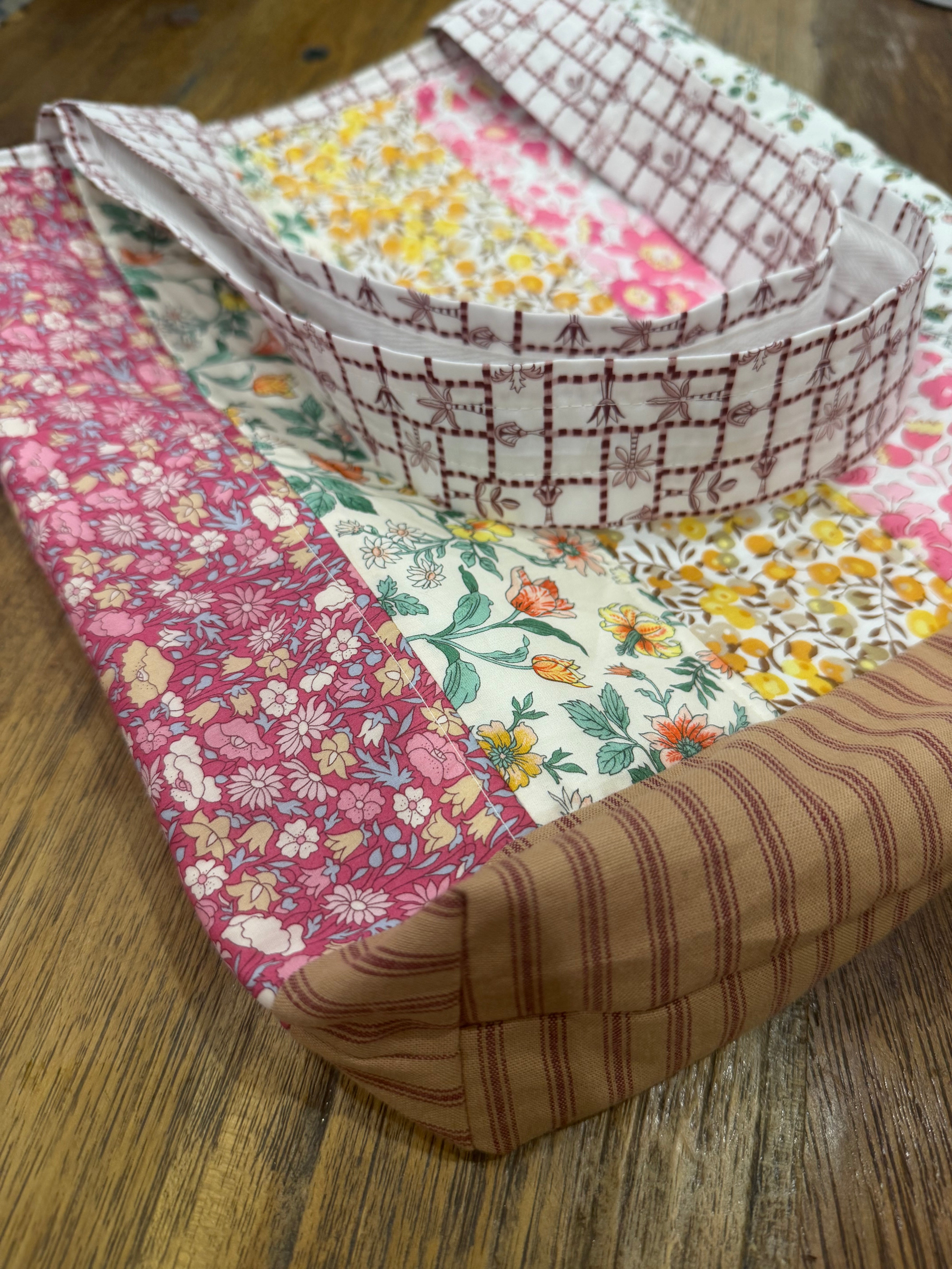 FLORAL TOTE BAG - featuring gorgeous Liberty fabrics