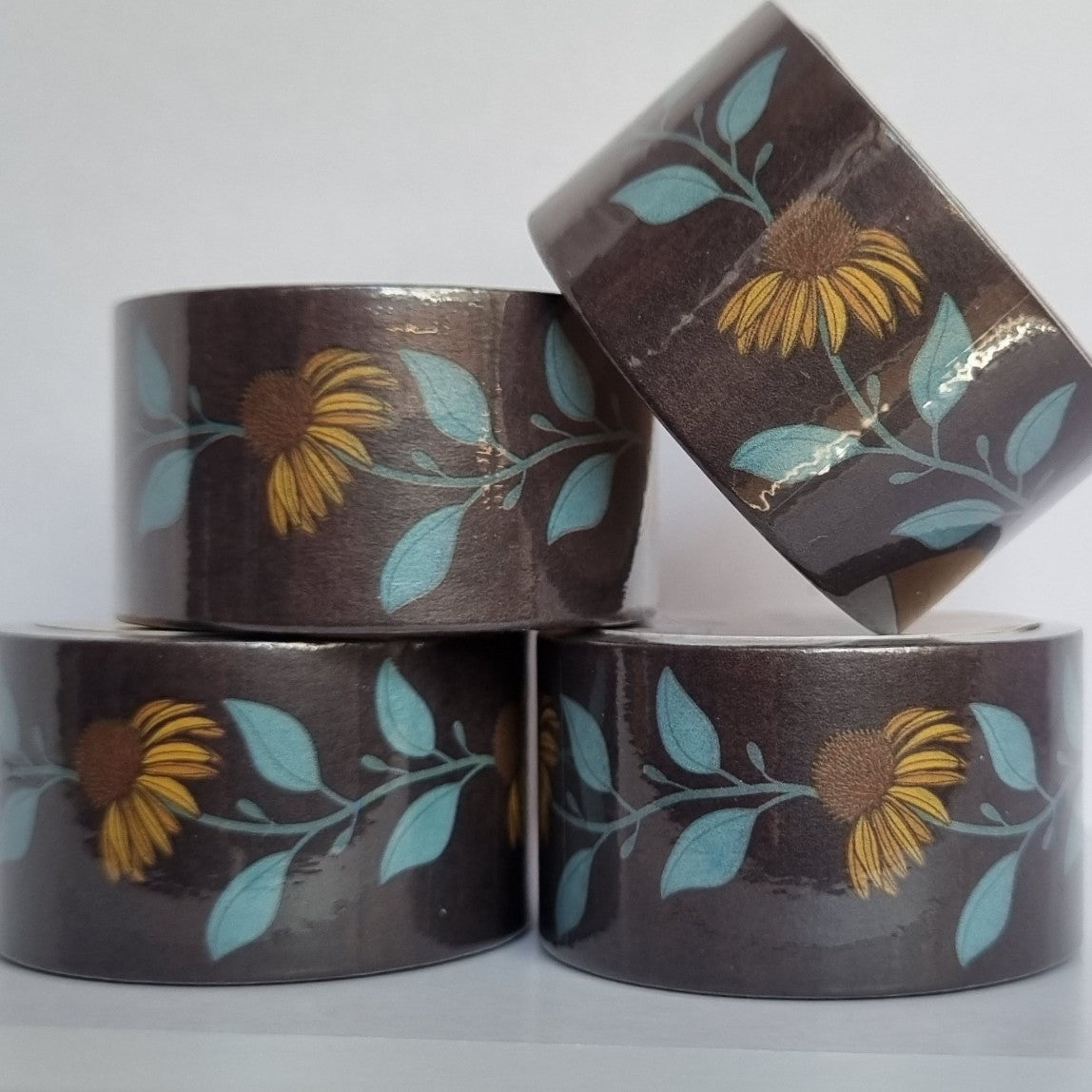 Vintage Daisy Echinacea Flower Garden Washi Tape