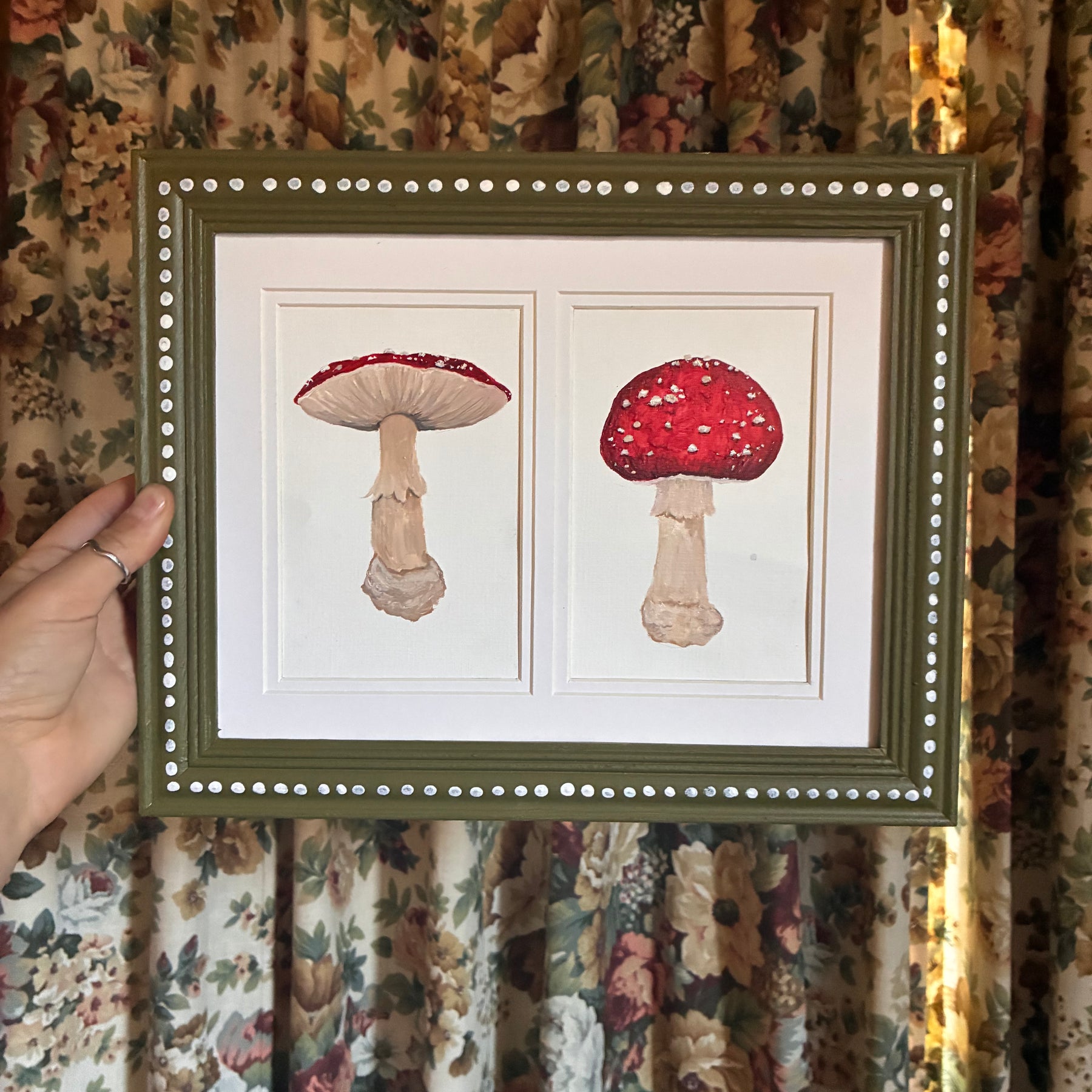 Original Duo toadstool painting