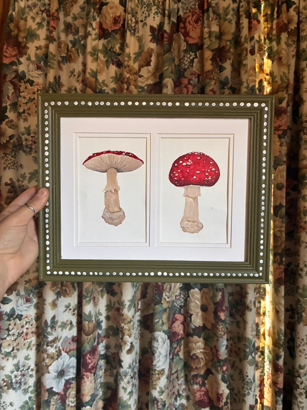 Original Duo toadstool painting