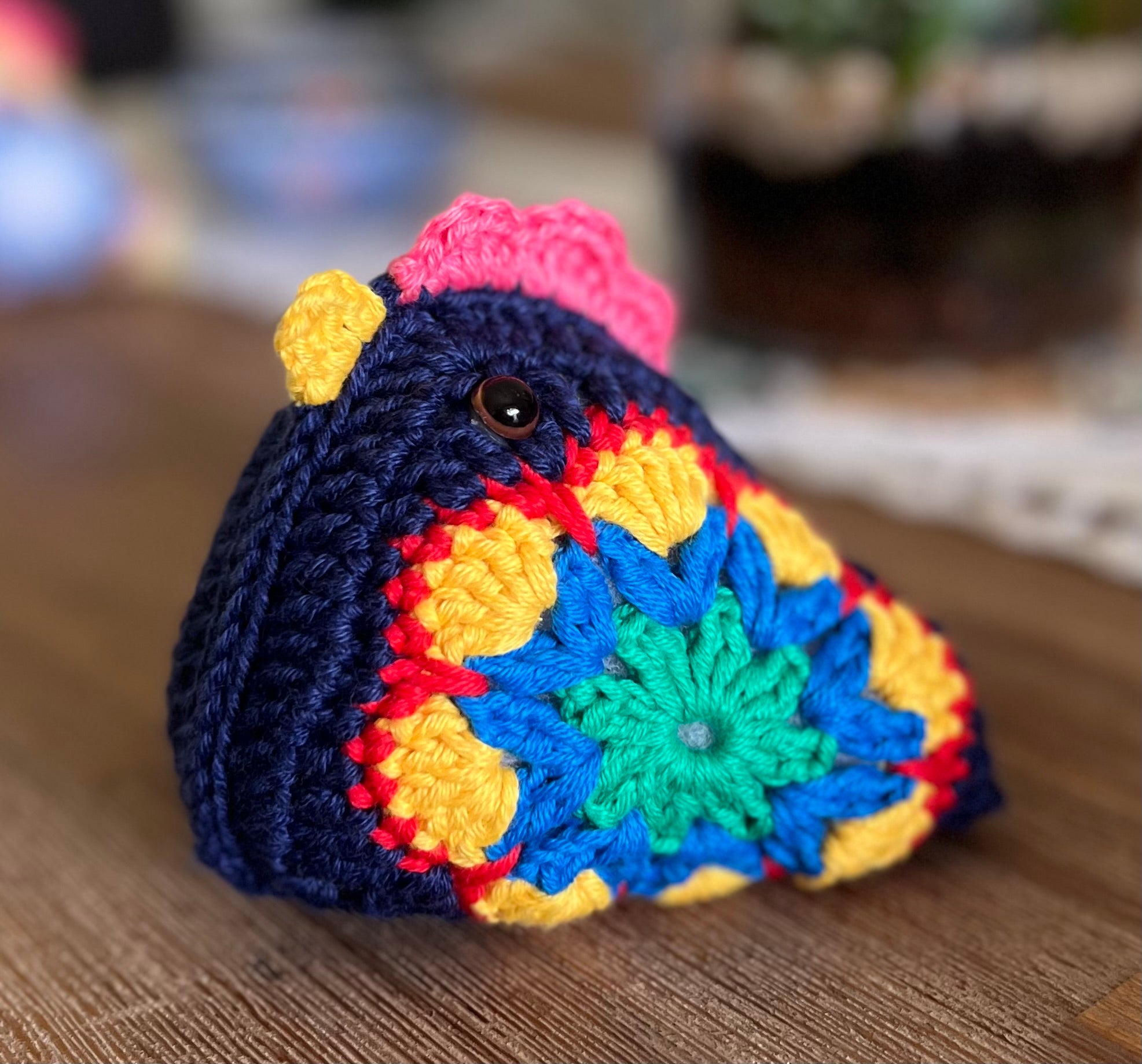 Crochet Granny Square Chicken