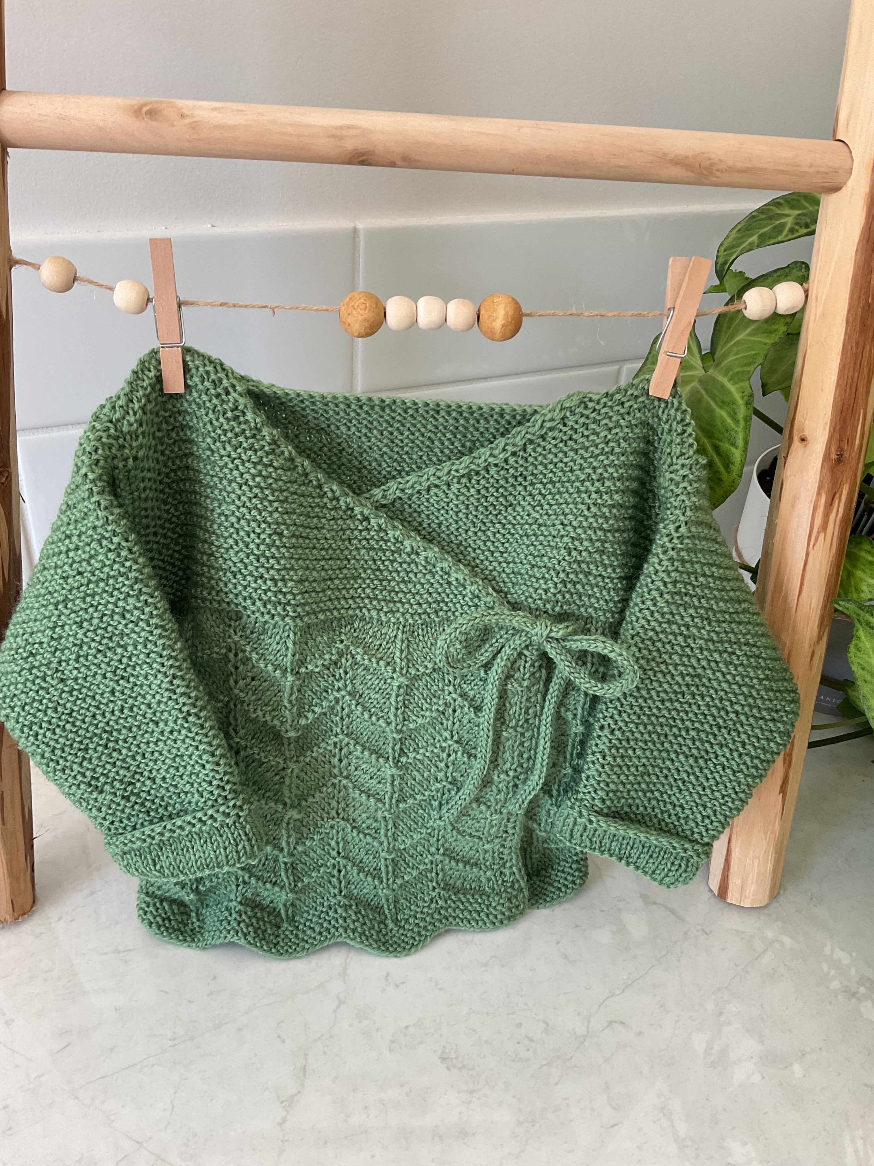Crossover Cardigan, Size is 0-6 months