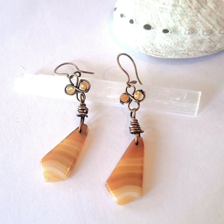 Handmade Carnelian Earrings