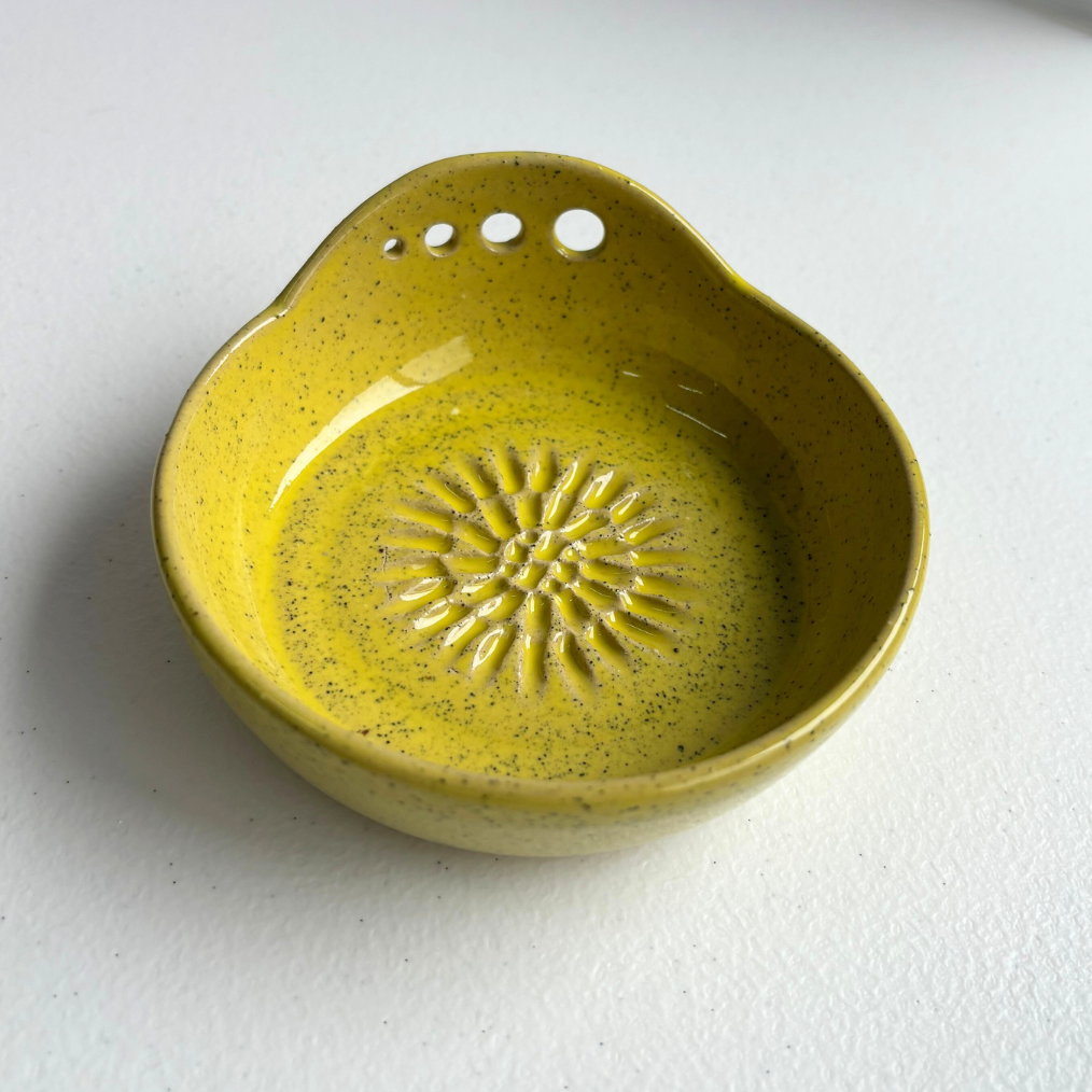 Personalised CUSTOM Ceramic Garlic Ginger Grater Herb Stripper. Made to order allow 4-6 weeks delivery