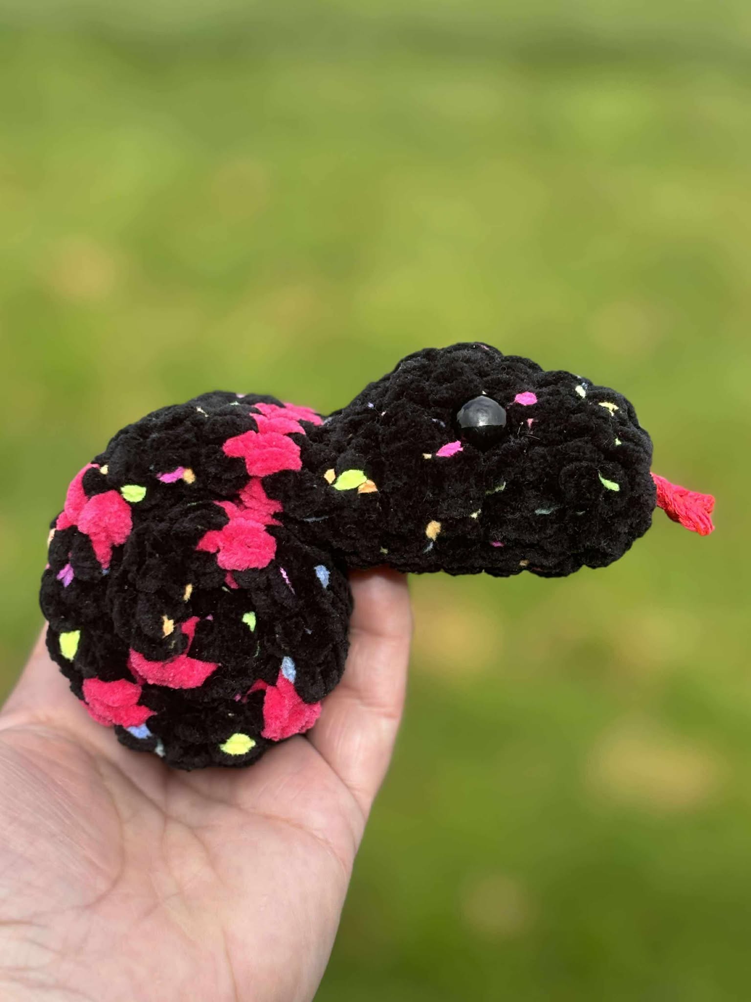 Snake Plush Fun Wrist Band Wearable Crochet Toy Set #2