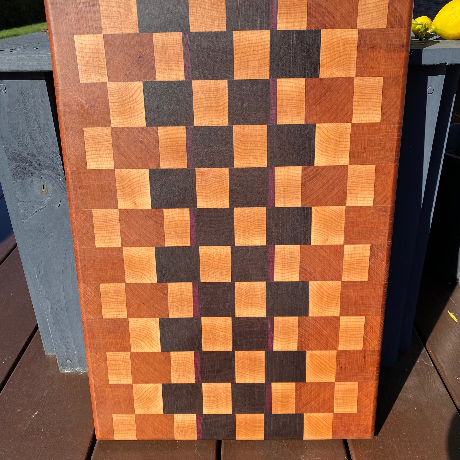 Chopping Board - "The Tri Timber Grid"