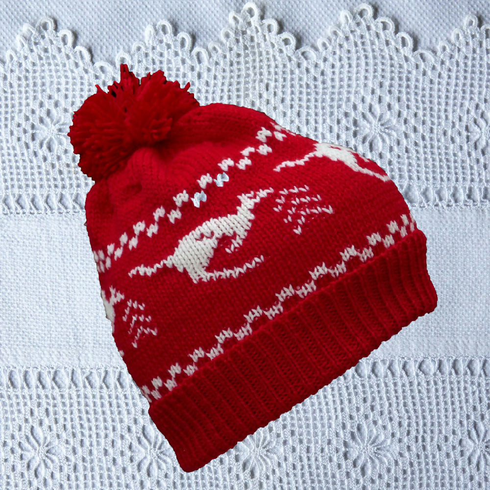 web--red-beanie