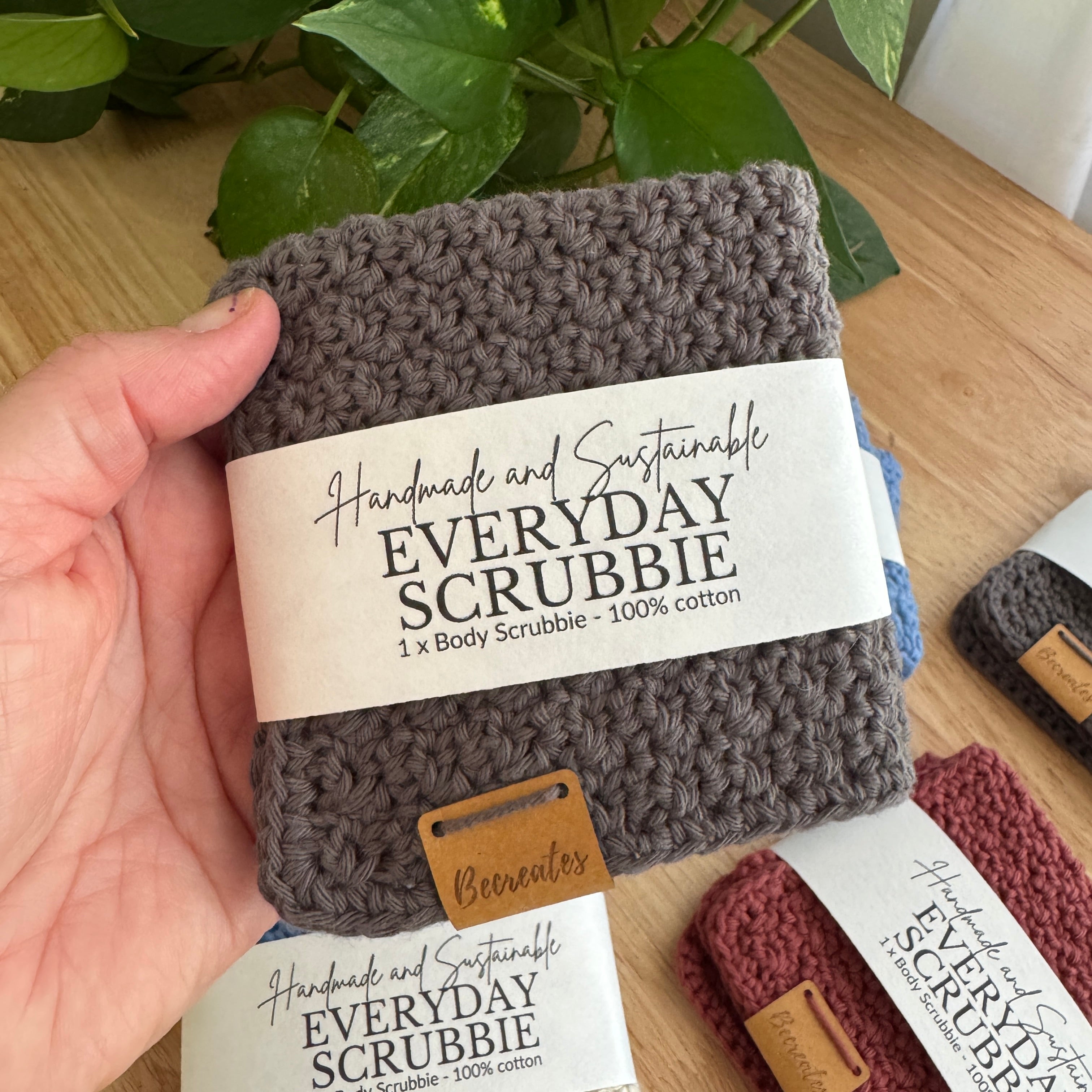 Everyday Scrubbie | Body Washcloth | Various colours | Reusable and Sustainable
