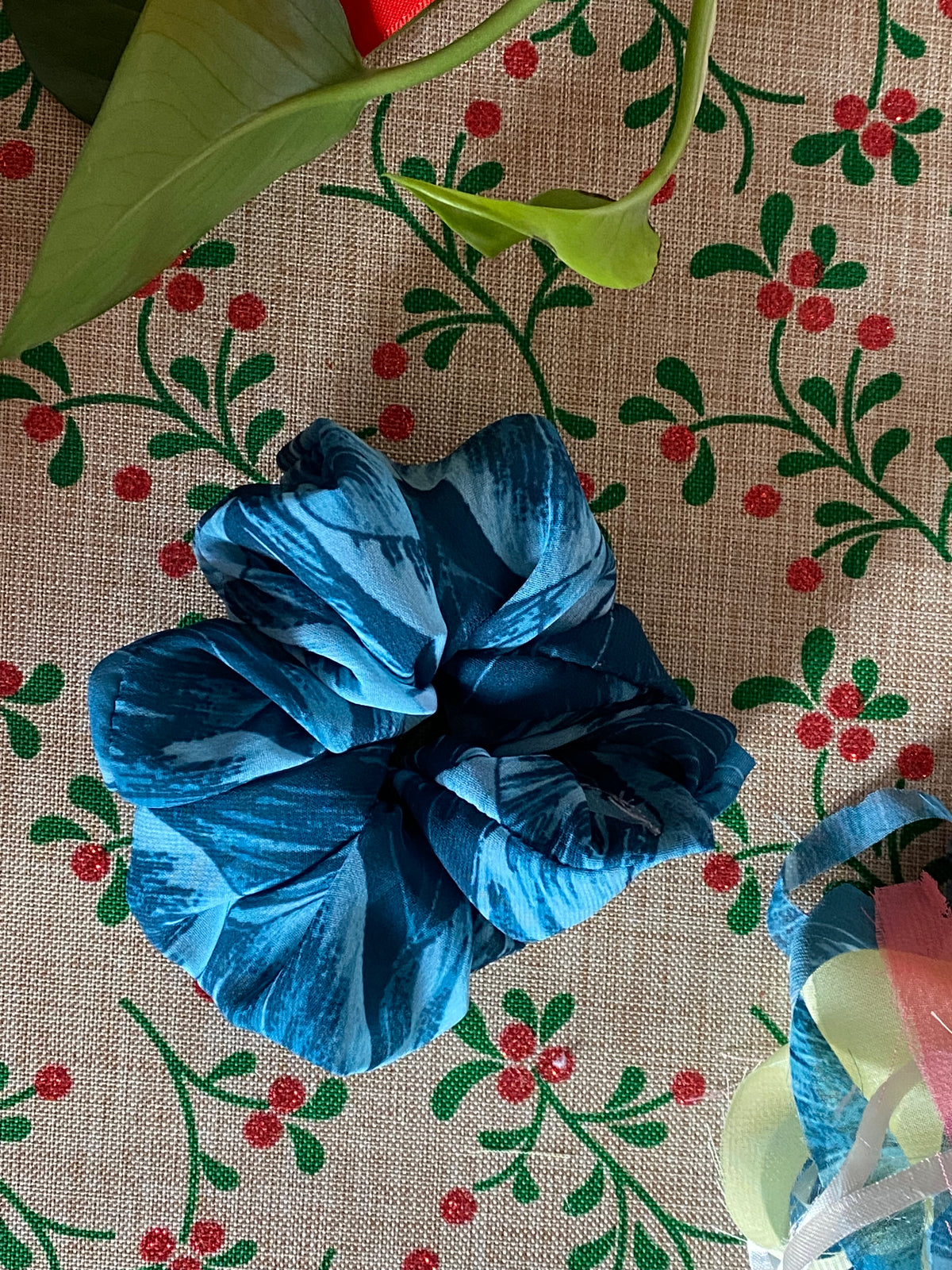 Handmade Medium Scrunchies – Satin & Crepe Hair Scrunchies