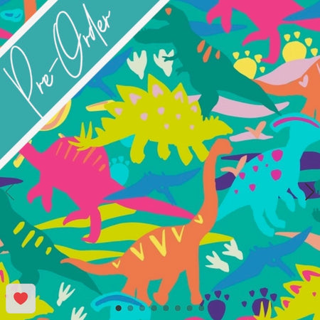 PRE-ORDER Water-resistant wet bags - Rocking Dinos (Ladybird and Roar)