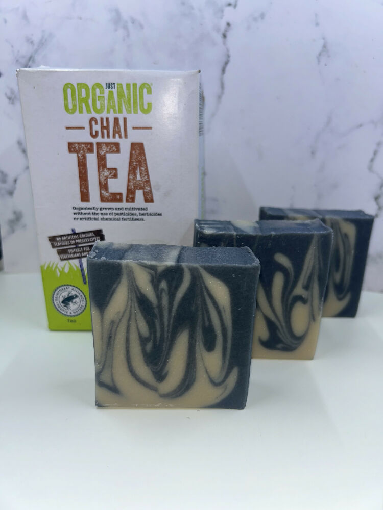 Organic chai infused millionaire soap