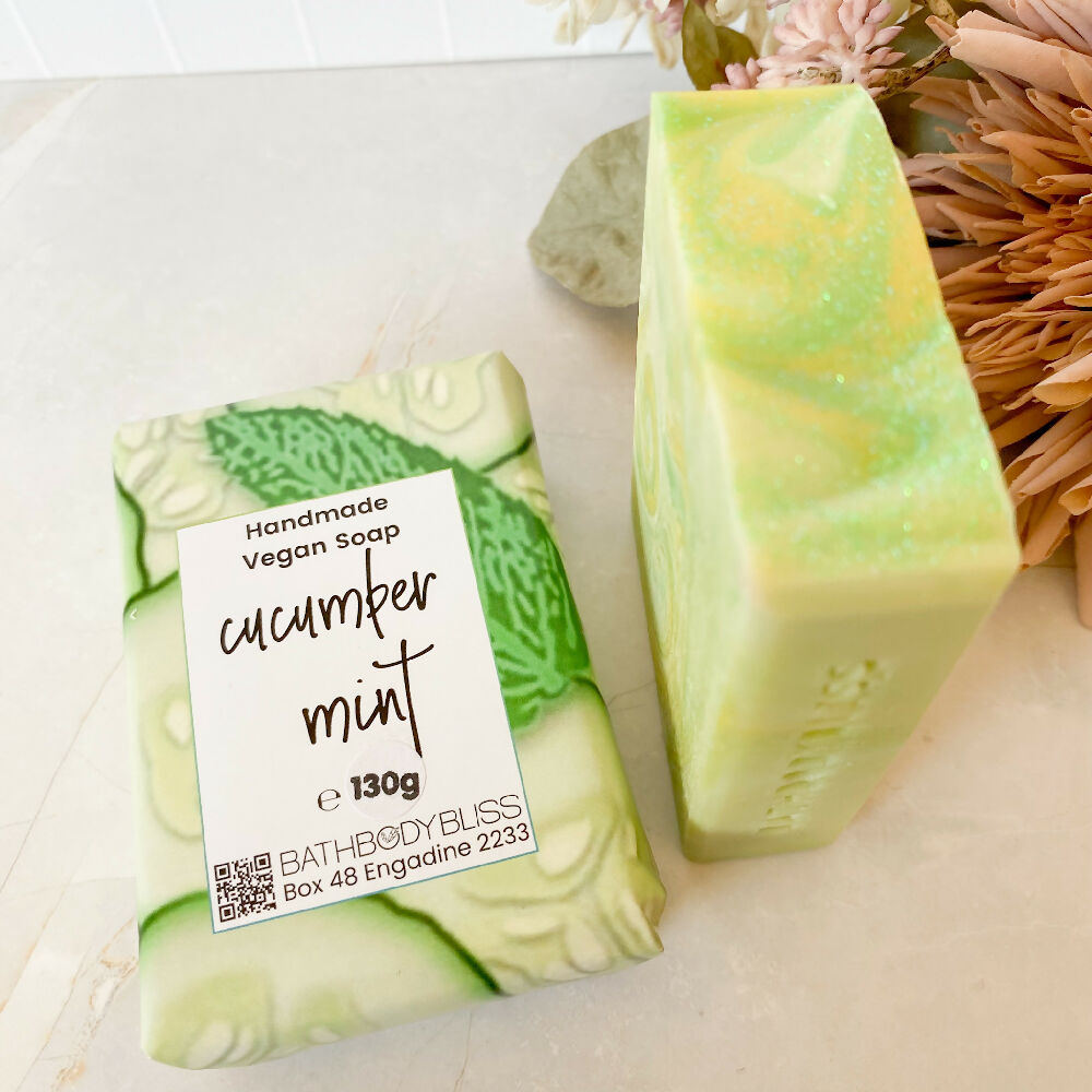 Cucumber Mint Handmade Fragranced Soap - view 7