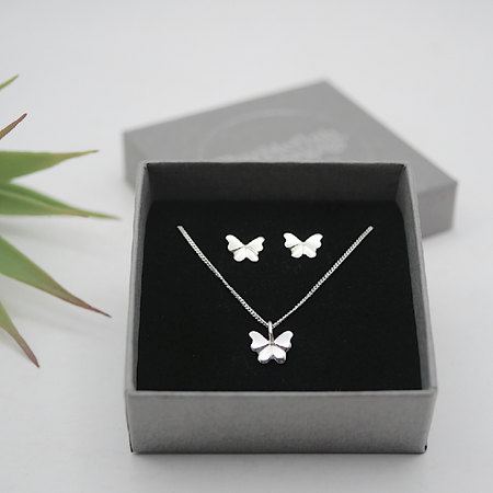 Butterfly Gift Set - Handmade Sterling Silver Jewellery