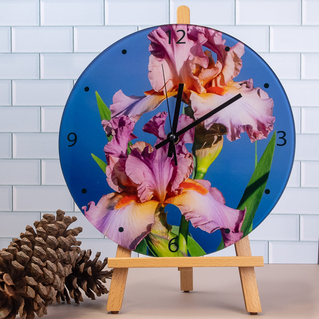 Wall Clock - Tempered Glass - Nature Photography