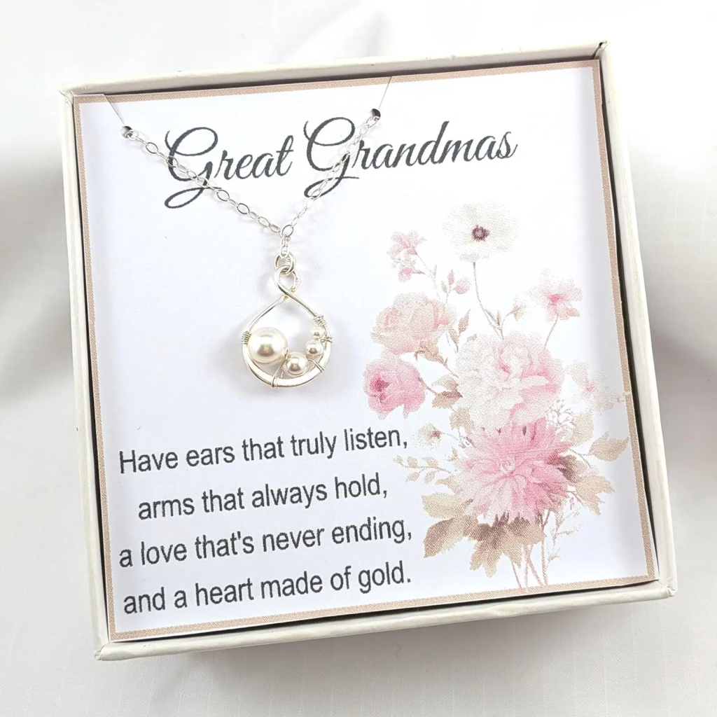 Great Grandmother Necklace, Choose Your Personalized Design,Mothers Day