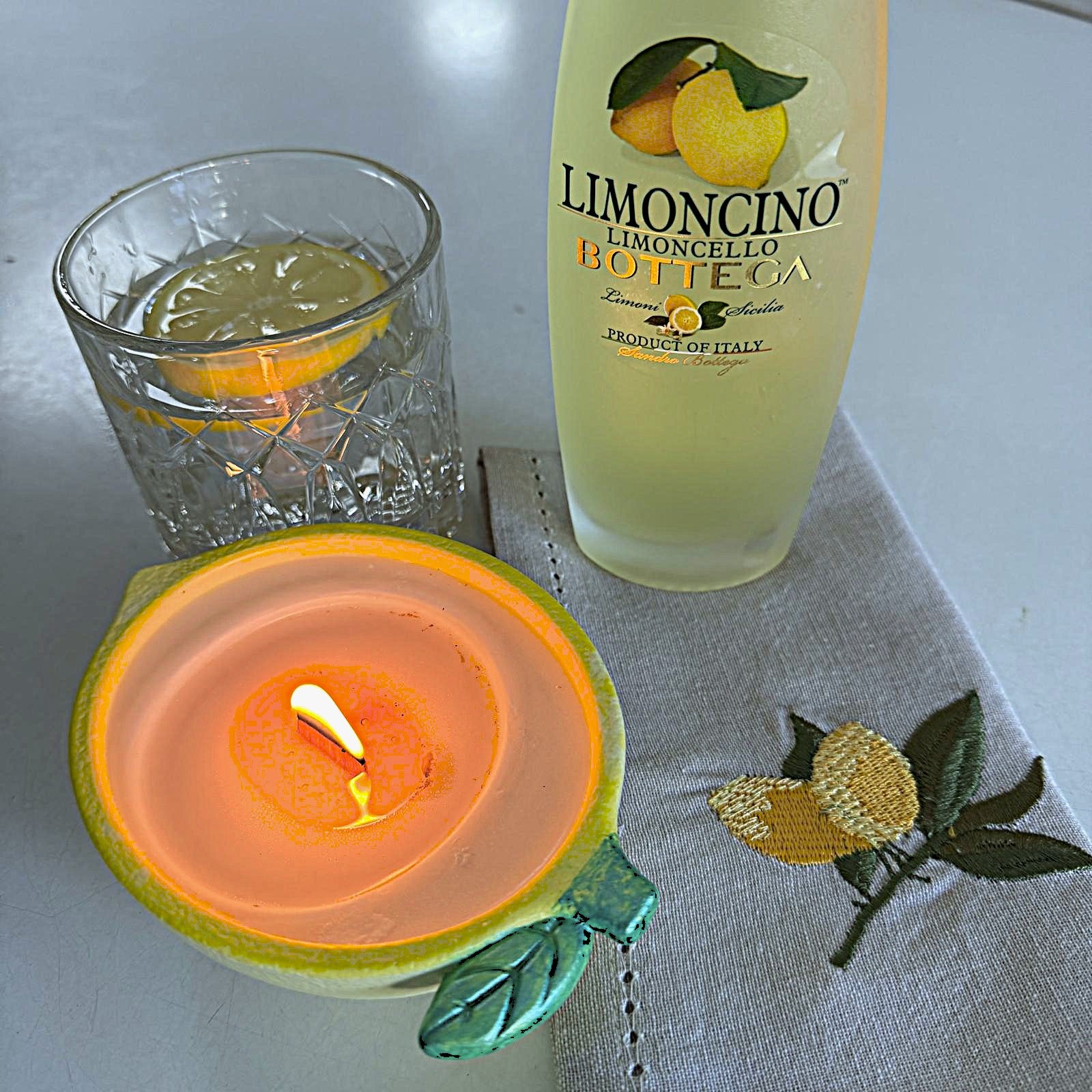 Lemon bowl candle with lemon myrtle fragrance