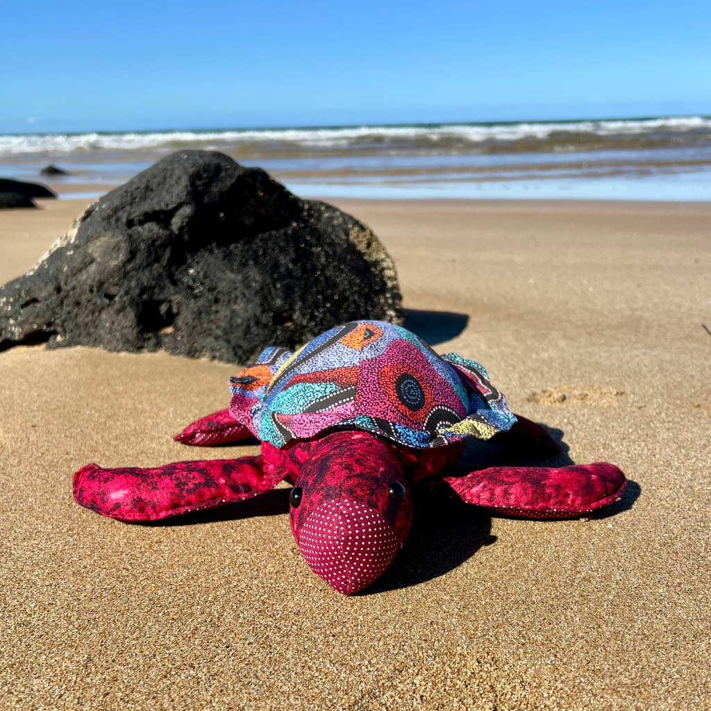 Handmade fabric Turtle