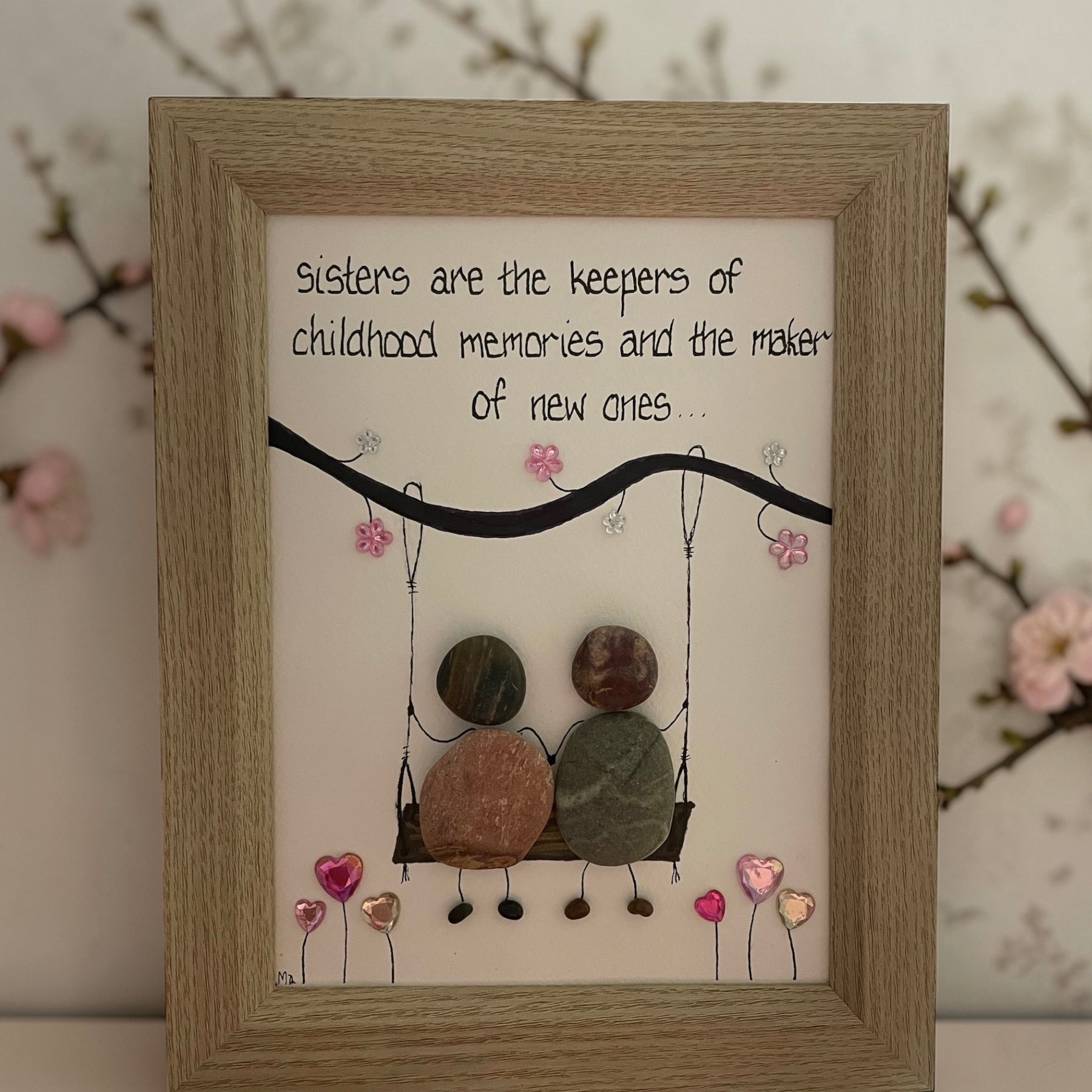 Celebrating sisters one pebble at a time