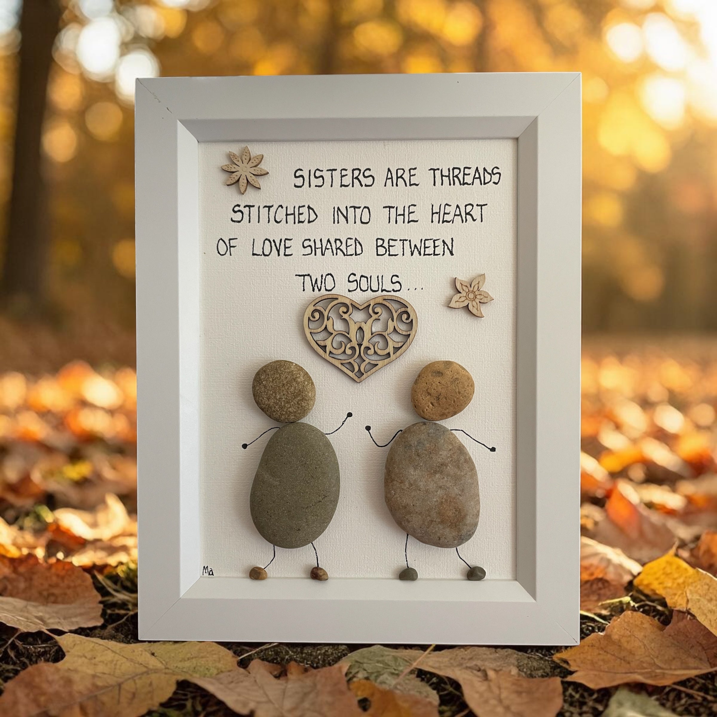 Celebrating sisters one pebble at a time