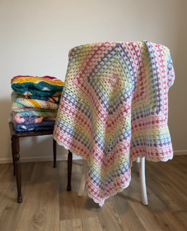 Crochet | Blanket / Throw | Various Colourful Styles