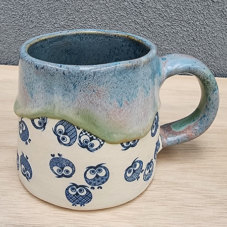 Ceramic owl mug