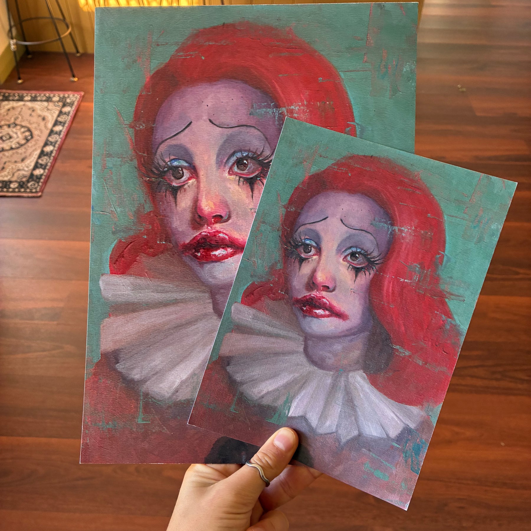 Sad Clown Art print