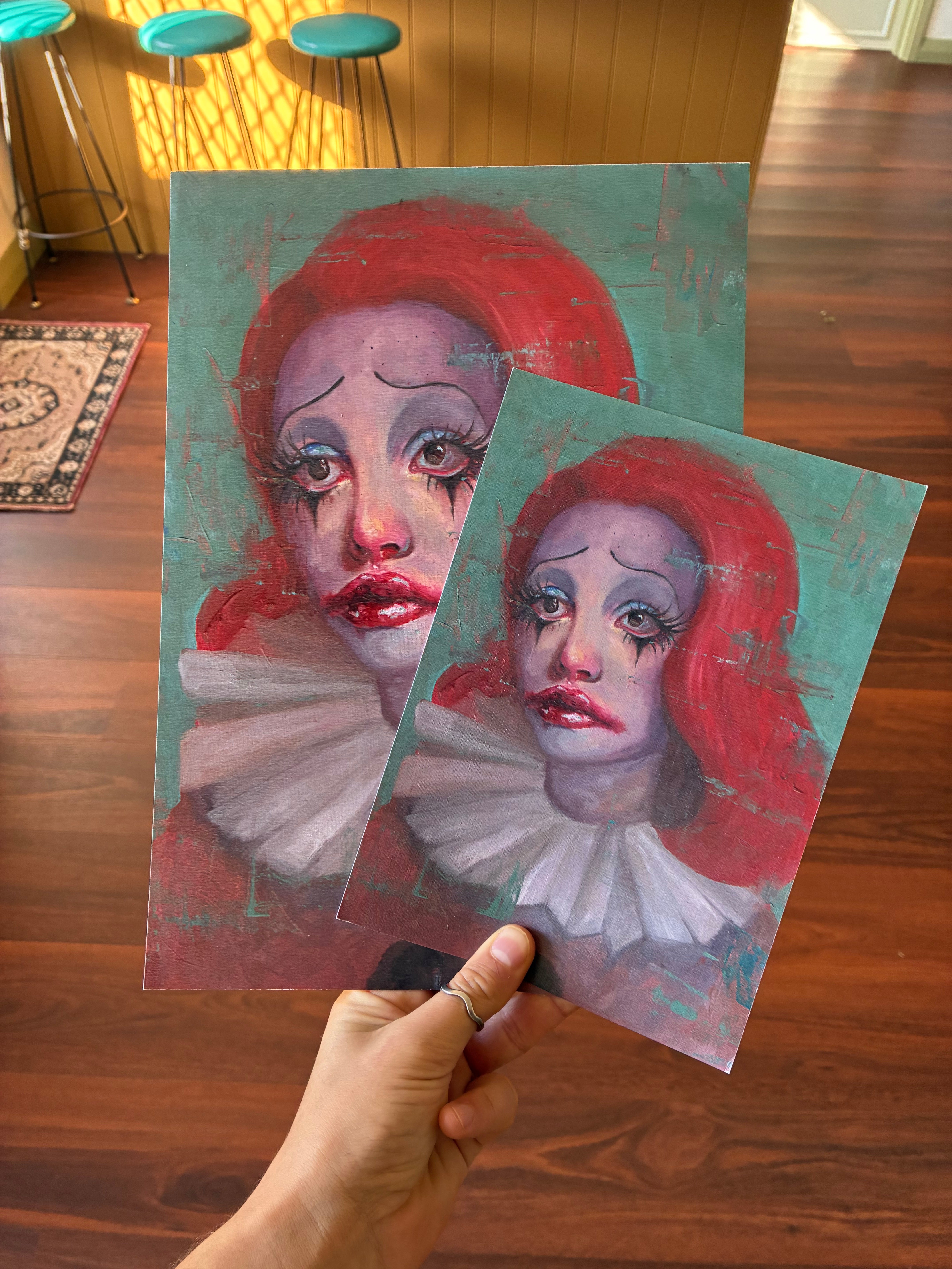Sad Clown Art print