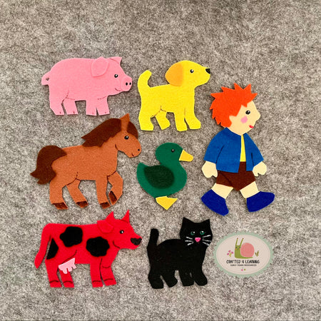 'I Went Walking' Felt Board Set - Updated Version