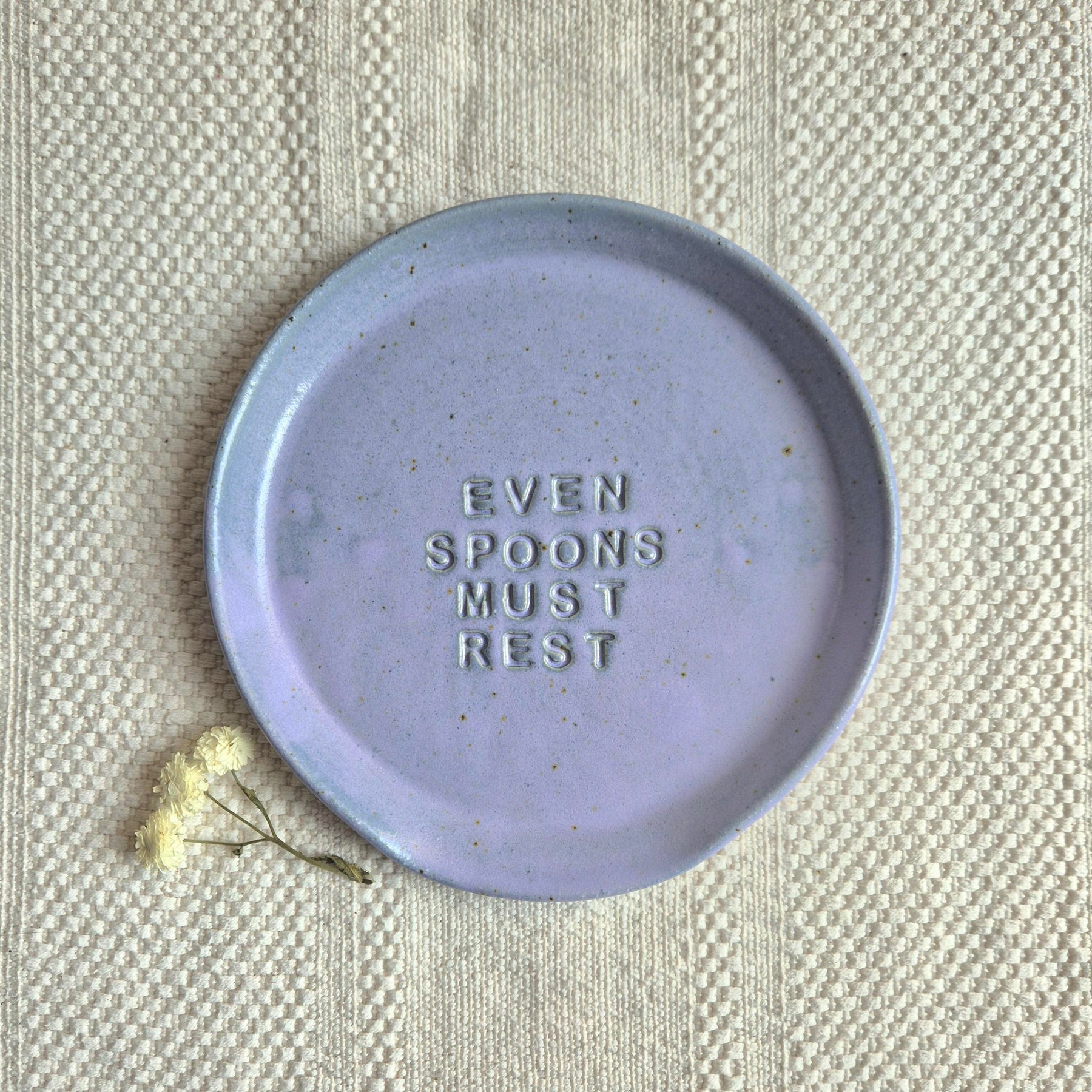 Violet Spoon Rest