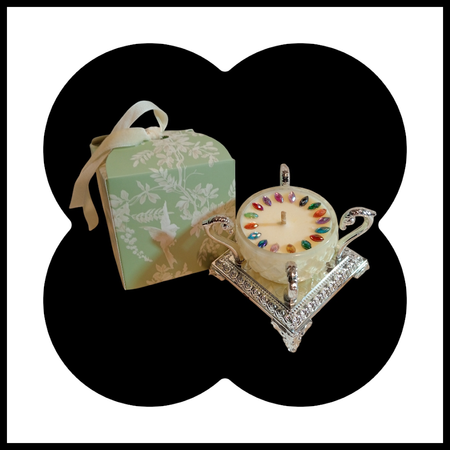 Snowflake & Cashmere Rainbow Candle