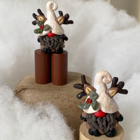 Rupert the Reindeer – Handcrafted Ornament or Desk Friend